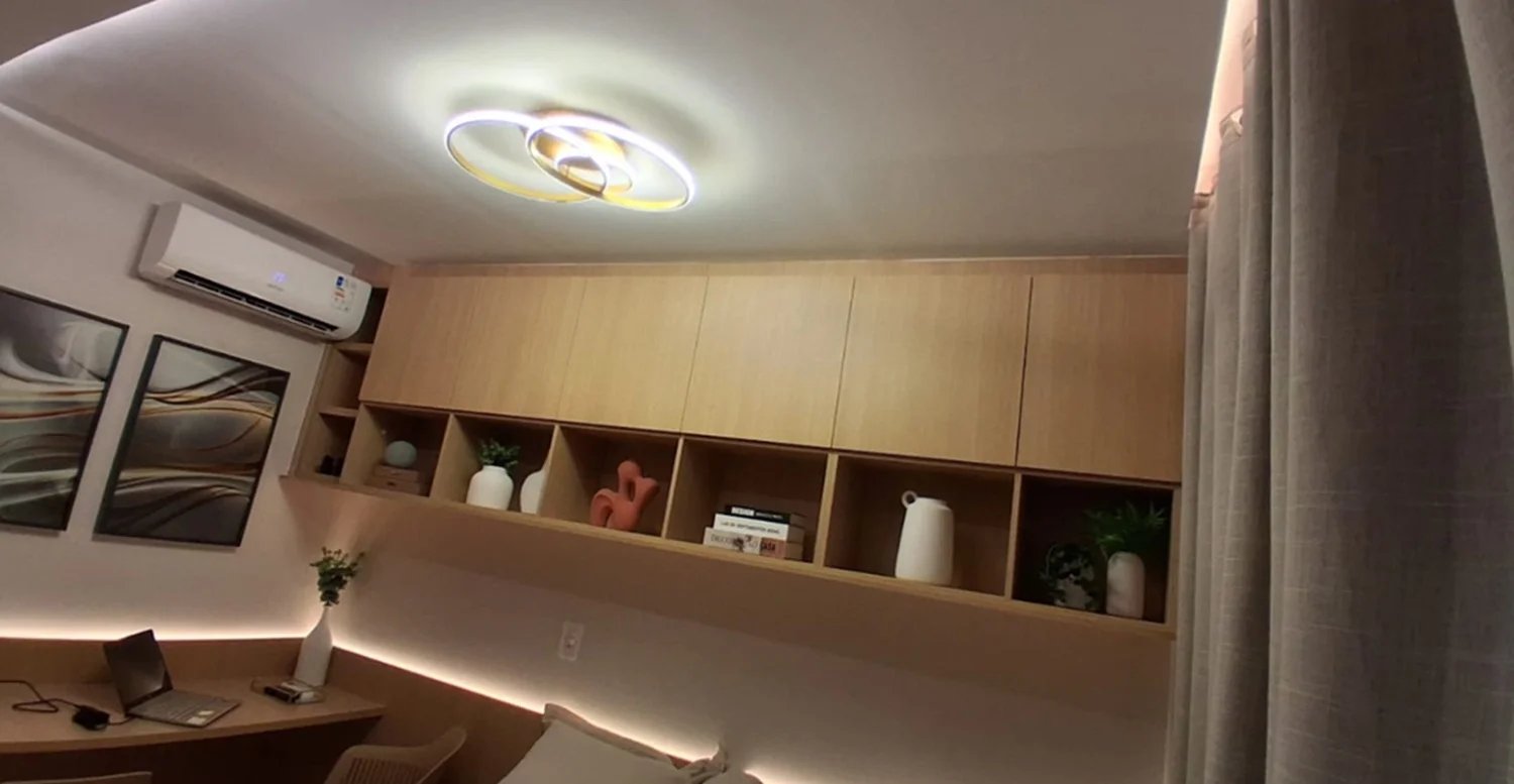 Projeto de iluminação residencial concluído pela D2